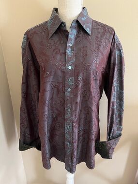 Robert Graham Paisley Button Down Shirt